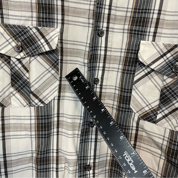 Beverly Hills Polo Plaid button up Shirt 2X Men - Picture 5 of 5